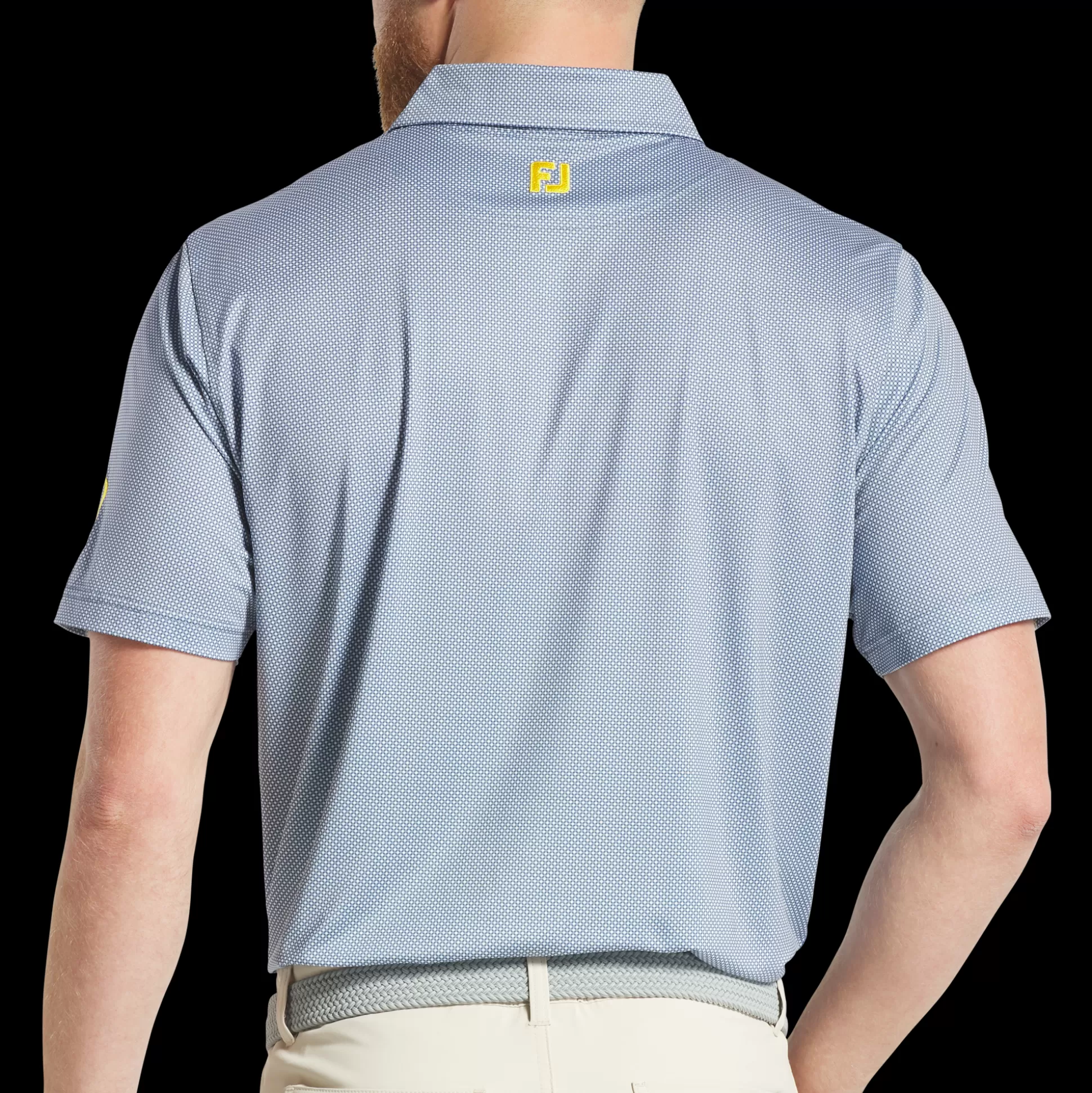 FootJoy 152nd Open Championship Octagon Print Lisle Shirt