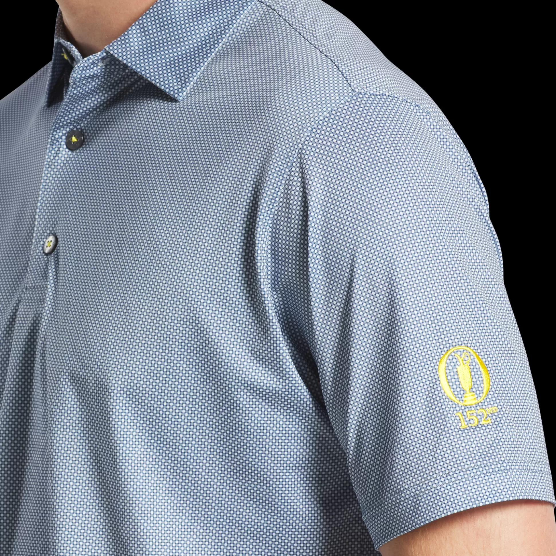 FootJoy 152nd Open Championship Octagon Print Lisle Shirt