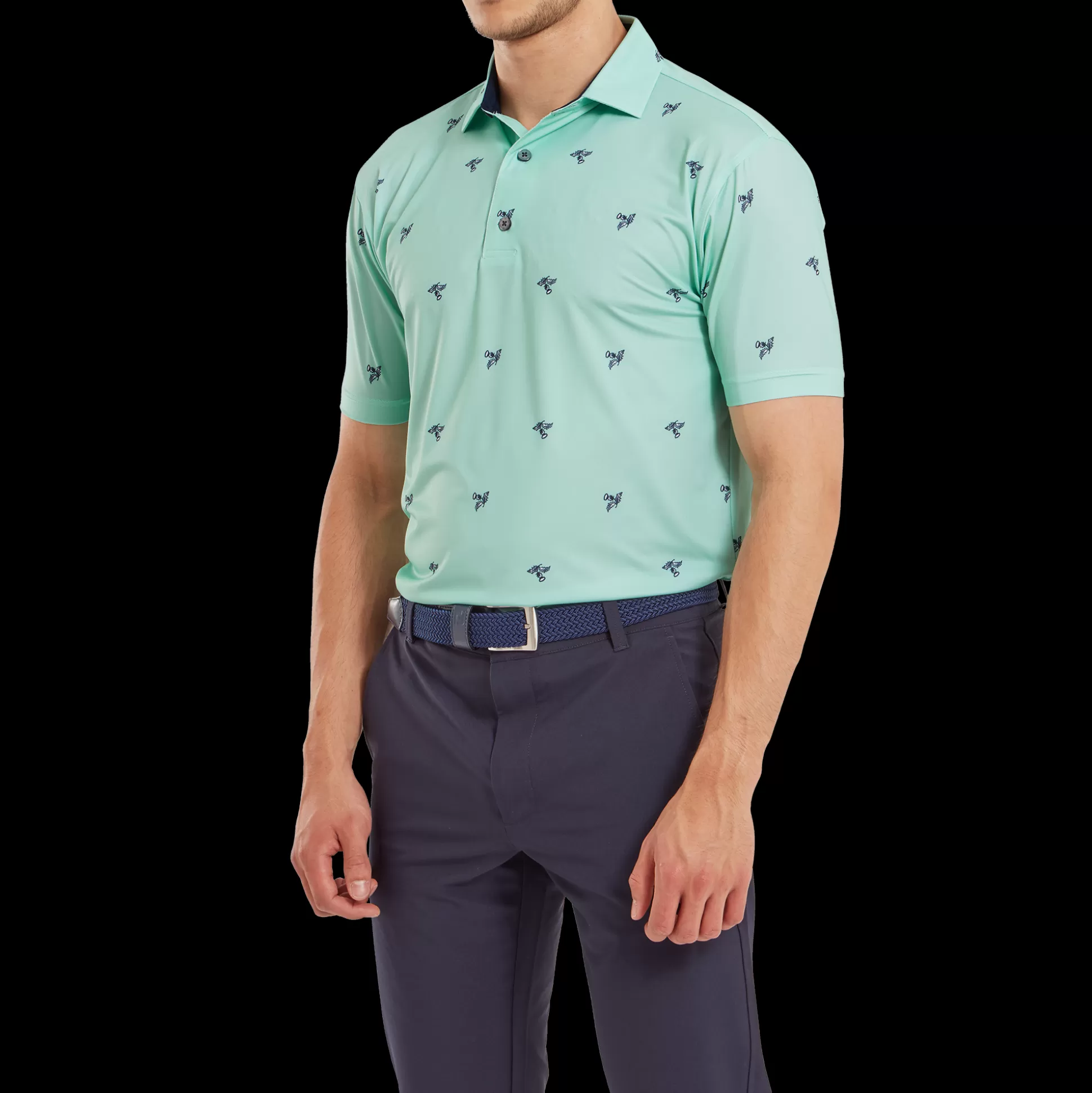 FootJoy Thistle Print Lisle