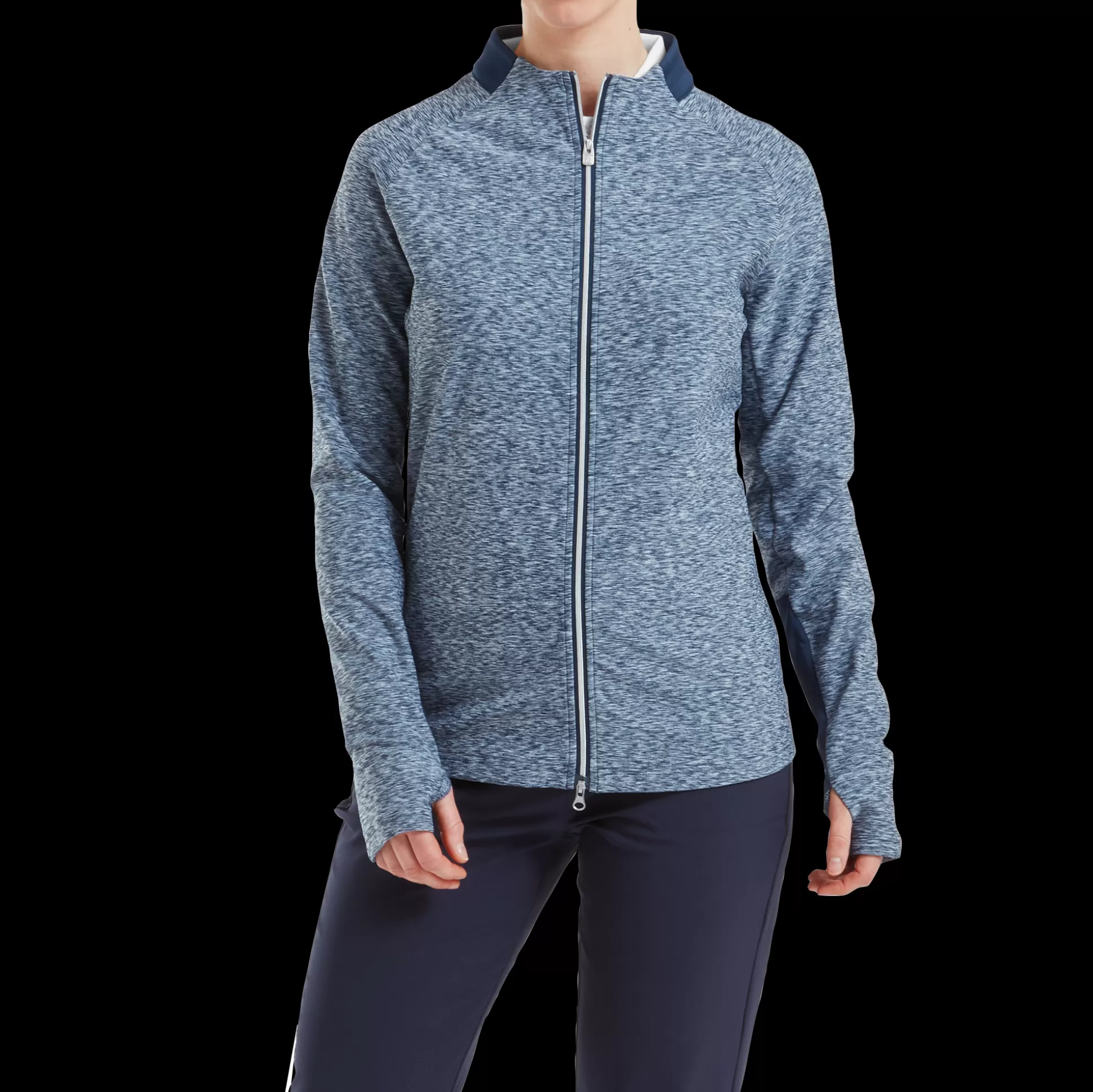 FootJoy Women's Full-Zip Space Dye Thermal Midlayer