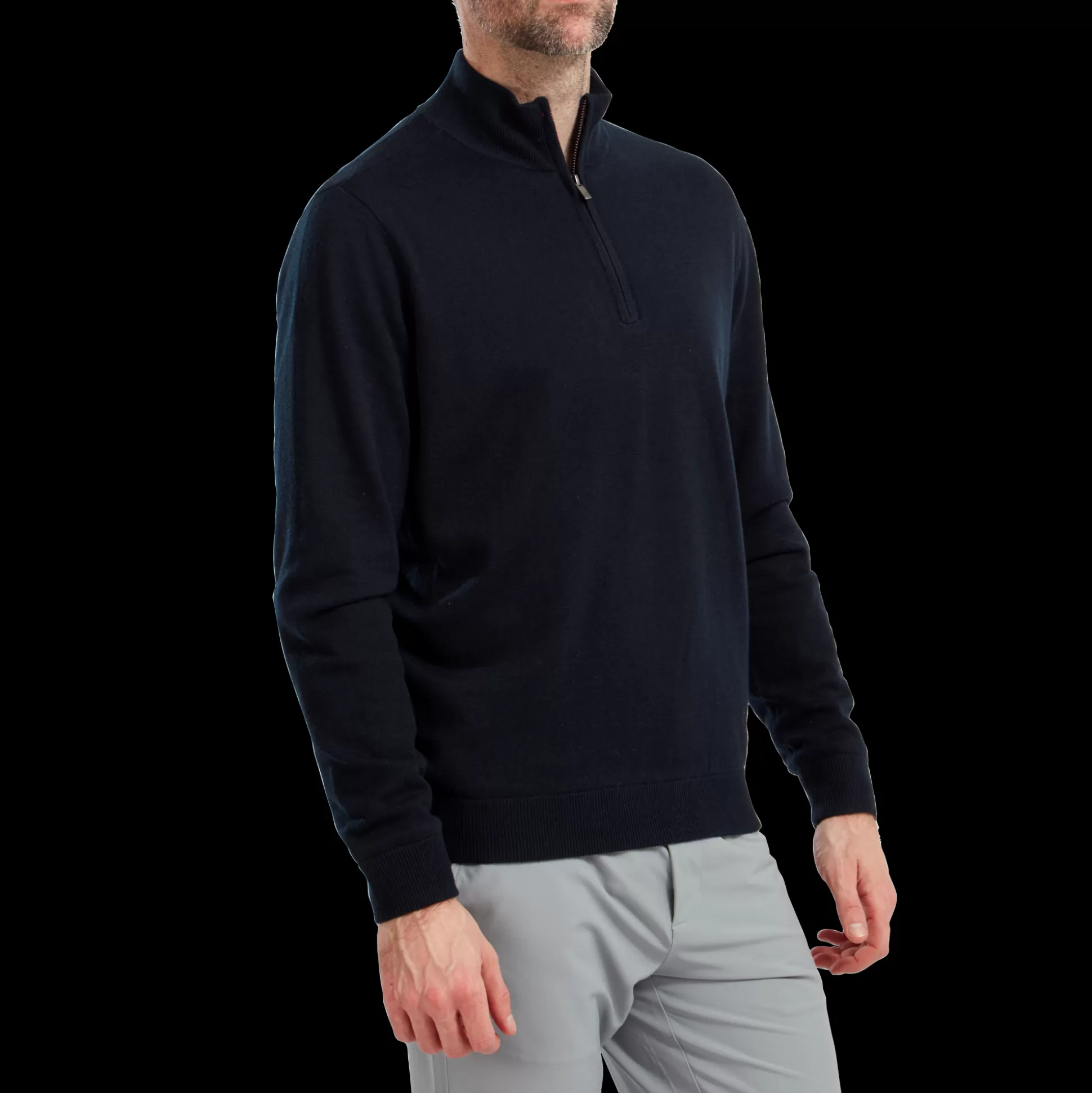 FootJoy Wool Blend 1/2 Zip Lined Pullover