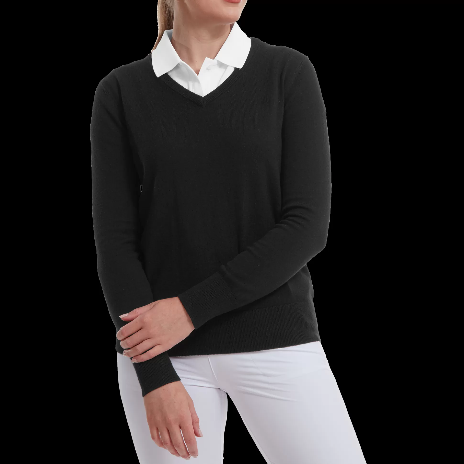 FootJoy Wool Blend V-Neck Pullover