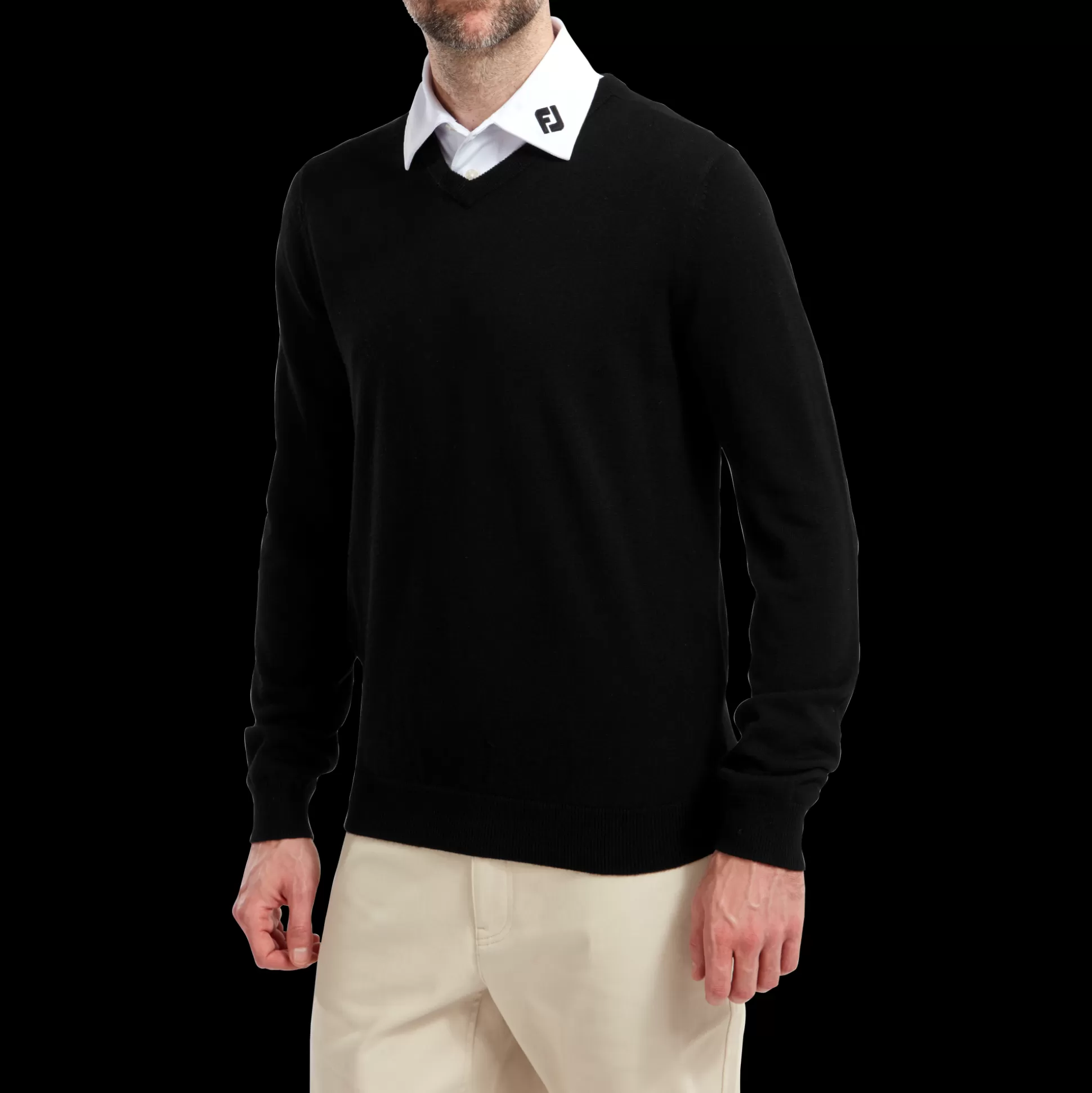 FootJoy Wool Blend V-Neck Pullover